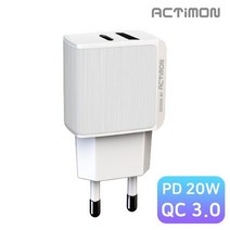 다번다 20W QC 3.0 PD 듀얼 C타입 USB 동시충전 고속 충전기PD 아이폰호환 충전기 가정용 충전기 PD충전기 아이폰12 아이폰12미니 듀얼포트 20W 가정용충전기 PD충전기 씨투씨 급속충전기 고속충전기, 액티몬 20W-PD충전기 (케이블별매)