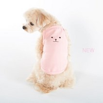실내복 외출복 강아지 티셔츠 보라색 옷 강아지목티, S