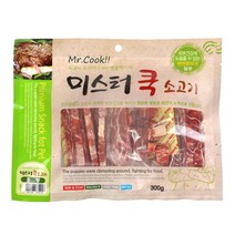 미스터쿡 강아지 간식 혼합 300g, 소고기, 10개