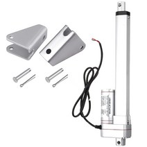 리니어 엑츄에이터 전동 실린더 DC 12V 24V 전기 선형 액추에이터 브래킷 포함 금속 기어 /7000N 2.5A 30W 100mm 스트로크 모터, [08] 400mm Stroke lgth, [02] 12V 300N 30mm s