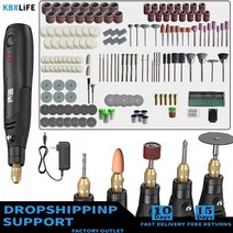 진동칼 12v 무선 드릴 전기 조각 펜 가변 속도 드릴 회전 도구 키트 조각사 펜 연마, 558개