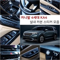 오토클럽 신형 4세대 카니발KA4 카본 스티커 모음 마스크 필름 인테리어 튜닝 용품 부착 커버 랩핑, AC_윈도우패널-카멜레온와인카본