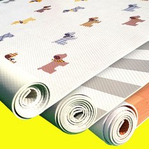 PVC 양면 강아지 강아지매트 애견 견용품 PVC매트 베란다 거실 애견매트 반려견 동물용품 4M ghddprjs*207666072wK, 1.퍼피+연우드_140cmX4M