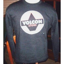 볼컴 뉴 스톤 사이즈 미디엄 다크 그레이 긴팔 스웨트셔츠 458456