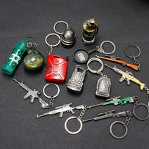 배틀그라운드 배그키링 총게임 키링, 제품선택:3렙배낭(실버)