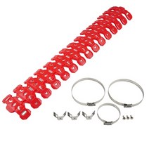 야마하 r3 배기 열 차폐 머플러 보호 커버 yamaha yz125 yz250 yz, 협력사, 빨간색