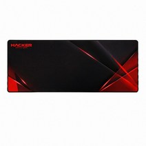 앱코 HACKER 레드 카본 게이밍 장패드