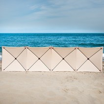 쿠디 면 윈드스크린 사이드월 캠핑 방수 바람막이 텐트 가림막 윈드브레이크 초간편설치 W01, L사이즈