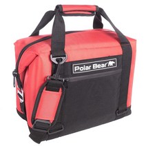 Polar Bear Coolers 12팩 오리지널 소프트 쿨러 레드, Red