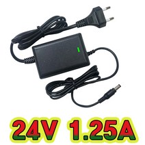 순흥전기 어댑터 24V 어댑터 모음 24V 1A ~ 6.3A 까지 생산 아답터 직류전원장치, 24V 1.25A  전원선일체형