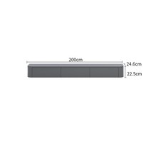화이트 거실인테리어 벽걸이 다리없는 TV선반 거실장, 24.200 그레이  원목