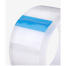화장실문턱 문지방 욕실 문틀 싱크 자체 접착 홈 주방 방수 투명 테이프 나노 곰팡이 풀, 20mm, 투명한, 1m, 1개