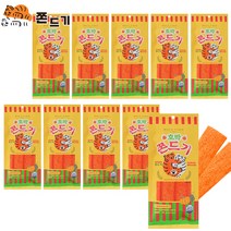 예이니식품 무직타이거 호박 쫀드기 10개(88gx10개) 추억의옛날과자스낵, 10개, 88g