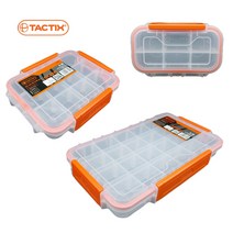 피스통 이동형 서랍장 부속함 공구함 공구가방 칸막이 수납함 볼트 피스정리함 정리박스 멀티 부품박스 수납공간 TACTIX 반투명 공구함