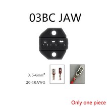 스냅링 플라이어압착 플라이어 jaws HS-03BC / 30J 40J 10A 10WF 35WF 103 256N 06WF2C 05H 단자용, CHINA, 03BC