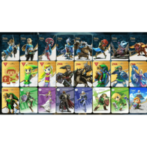 젤다의 전설 2 Kingdom Tears 숨결 아미보 nfc, 신세계의 눈물 1장 작은 카드 보관함