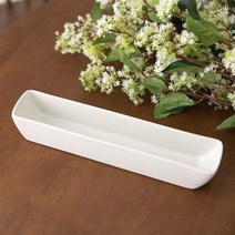 직사각 수반 28cm 조화 꽃꽂이 인테리어 장식 소품, 단품