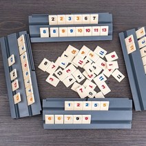 이스라엘 빠른 움직이는 타일 고전적인 보드 게임 2-4인 이스라엘 마작 디지털 게임 홈 게임 가족 파티 게임 여행 버전, 편리한 배깅