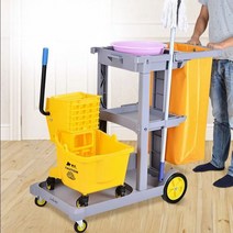 청소 카트 객실 핸드카 청소용 운반카 비품 미화 펜션, D 패키지 (사진 참조)