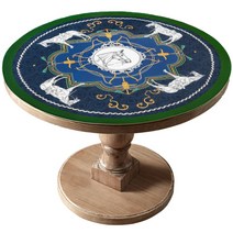 미국식 식탁 매트 커버 원탁보 방수 원형 매트 테이블보 가죽 라운드, 지름 50cm, B