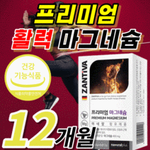 독일 마그네슘 홈쇼핑 잔티바 마그내숨 마그네시움 마그네슝 신경 근육경련 혈액순환 한쪽 눈꺼풀 눈밑 눈가 떨림 남성 여성 청소년 임산부 영양제 개별 포장 식약처 인증 식약청 인정, 360정 / 12개월
