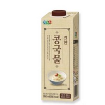 E 정식품 진한 콩국물 950ml x 4개입 콩국 콩국수, 4개