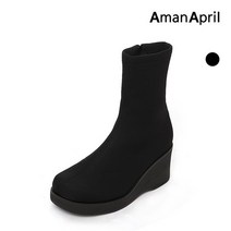 아만에이프릴 스판통굽 부츠 HCB6770MA