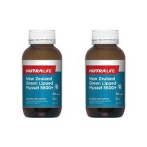 뉴트라라이프 뉴질 초록 입 홍합 머슬 5600 100캡 2팩 Nutralife NewZealand Green Lipped Mussel, 1팩