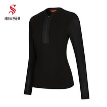 세바스찬골프 여성 골조직 긴팔 티셔츠 Y205 Y206