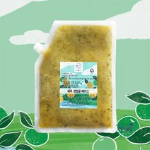 제주애시간 생청귤 베이스 1kg (냉동) 에이드 퓨레 청귤차, 1개