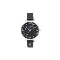 [올리비아버튼] OLIVIA BURTON Celestial Star Demi Dial Watch 블랙 손목시계 OB16GD13