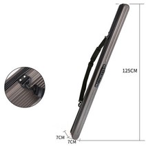 릴케이스 낚시 보조 가방 다기능 abs 긴 하드 쉘 배낭 125cm 길이 랙 봉 액세서리 도구 보관, 게리