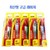 연피싱 KHAN 고급 레이져에기 쭈꾸미 문어 갑오징어 수평 래틀, 핑크, 1개