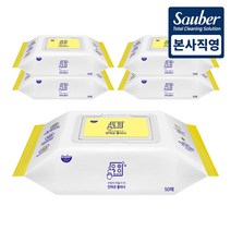 자우버 인덕션 주방 클리너 티슈, 50매, 5팩