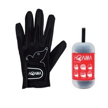 혼마 왼손 캡슐 골프 장갑 남성용 여성용 남성 여성 연습용 골프용 기능성 스크린 연습장 착용, 블랙블랙S(19~20호)