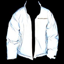 남자 야광패딩 남녀공용 3M 리버시블 양면 스카치 오버핏 리플렉티브 스카치패딩