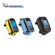 로스휠 [Roswheel] 12496 정품 자전거가방 스마트폰, S:엘로우