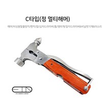 엘오피 휴대용 멀티툴 송곳망치, 1개