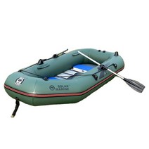 고무보트 에어 낚시 보트 3인용 230CM 카약 로잉 PVC 카누 뗏목 딩기 나무 바닥, 01 A3