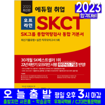 SKCT SK그룹 오프라인 채용시험 종합역량검사 통합 기본서 책 교재 2023, 에듀윌