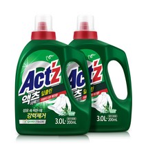 액츠 퍼펙트 3.2L(일반드럼겸용)액체세제 딥클린, 2개, 3.2L