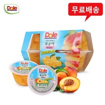 Dole 돌 후룻볼 복숭아(4개입) x 5팩/간편과일/무배