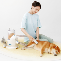 니카사 P2 PRO 강아지 고양이 애완견 반려동물 펫 클리퍼 바리깡 발바닥 털깍기 미용기, 1개, 퓨어 화이트
