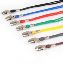 케이스목줄 클립형 목걸이줄 이름표줄 명찰끈 목줄 사원증목걸이 칼라, 노랑