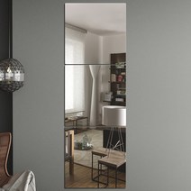 무타공 프레임리스 안전거울 정사각L 3장 원룸 현관 욕실 어린이집 벽거울 노프레임거울 붙이는아크릴거울 세면