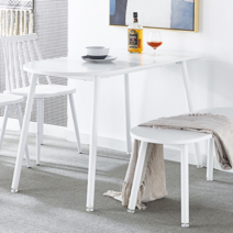 LPM 반원식탁 원룸 반타원형 화이트 테이블 2인/4인, 반원 테이블 800