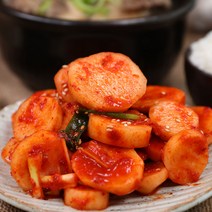 셰프애찬 동글동글 아삭아삭한 알타리 총각 동전 김치 무김치, 2kg, 1개
