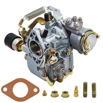 Silscvtt 113129031K 카뷰레터 탄수화물 교체품 폭스바겐 비틀 슈퍼 1971-1979 듀얼 포트 1600cc 엔진 12V 전기 초크 포함 506776