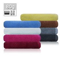국산 중형 80미용(33x76cm 80g) 순면 업소용 수건 타올 피부관리실 미용실 피트니스센터 헬스장 땀수건, 자주색