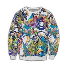 화려한 레이싱 바이크 티셔츠 긴팔 오토바이 할리데이비슨 겨울 옷 의류 라운드 맨투맨 빅사이즈 방한복 자켓 재킷, 그림 1